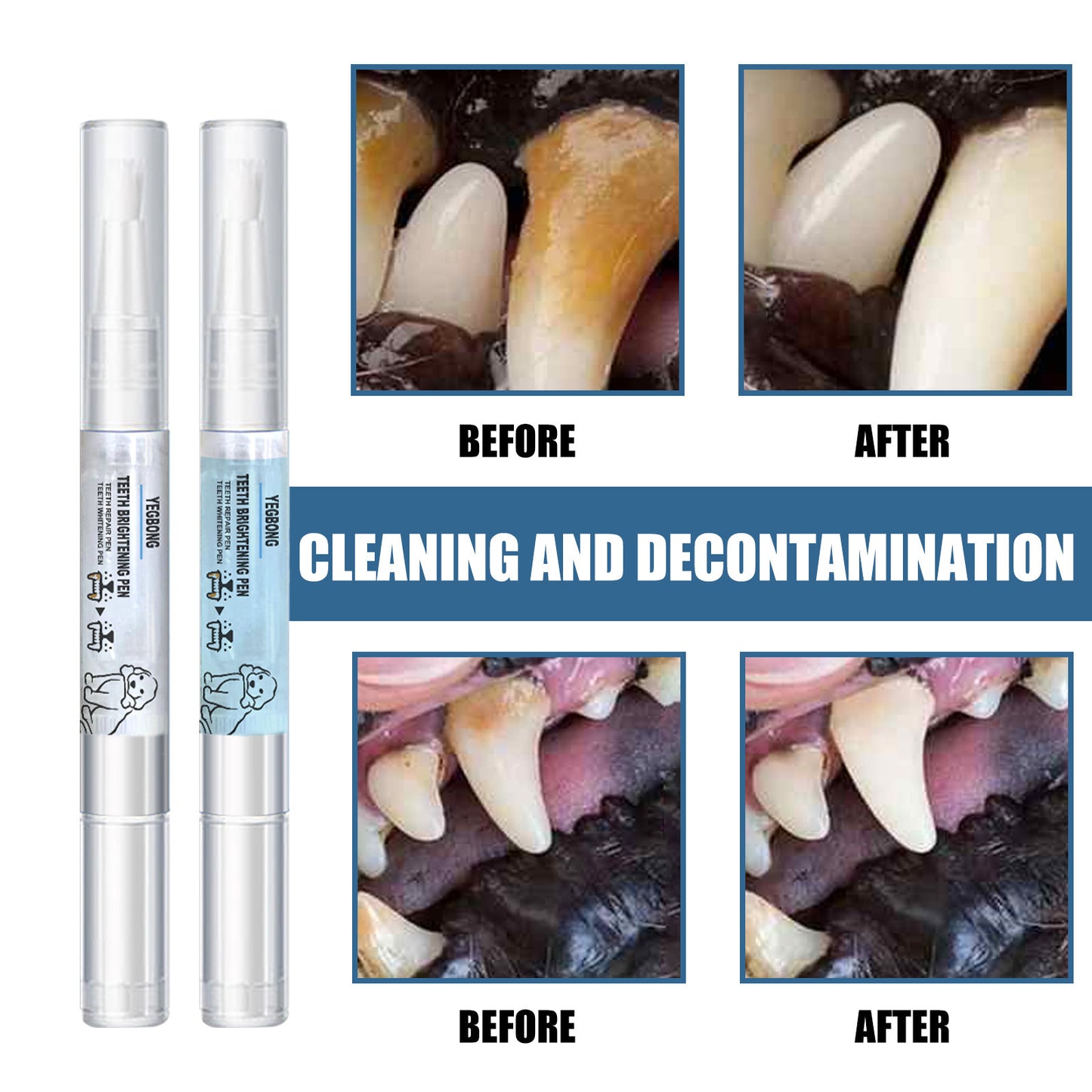 Dog And Cat Dental Calculus Cleaning Pet Toothbrush Pen