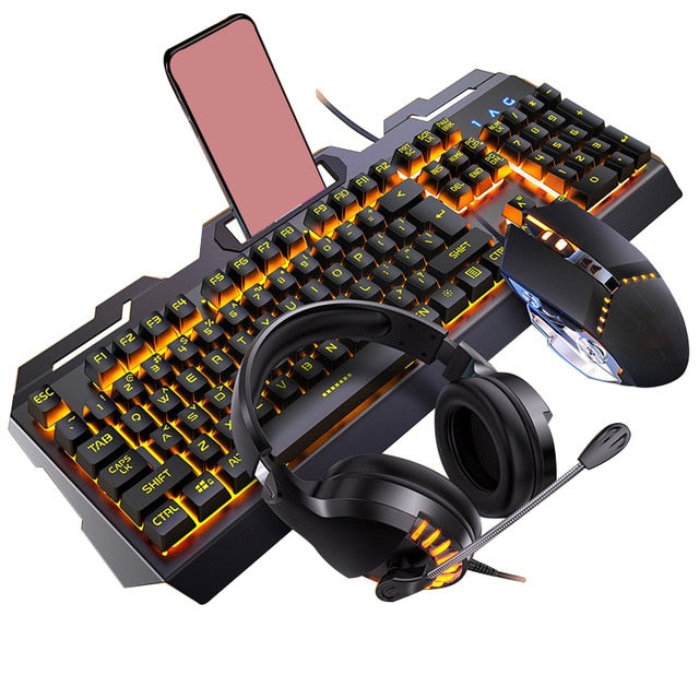 Keyboard Mouse Earphone Set Keyboard mouse