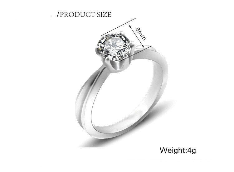Titanium steel ring