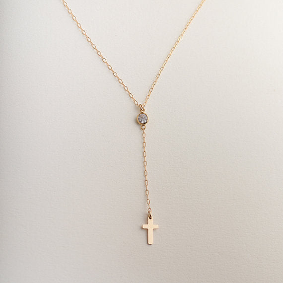 Small Jesus Cross Pendant Necklace Women's Necklace Women's Jewelry Christian Necklace Christian Jewelry