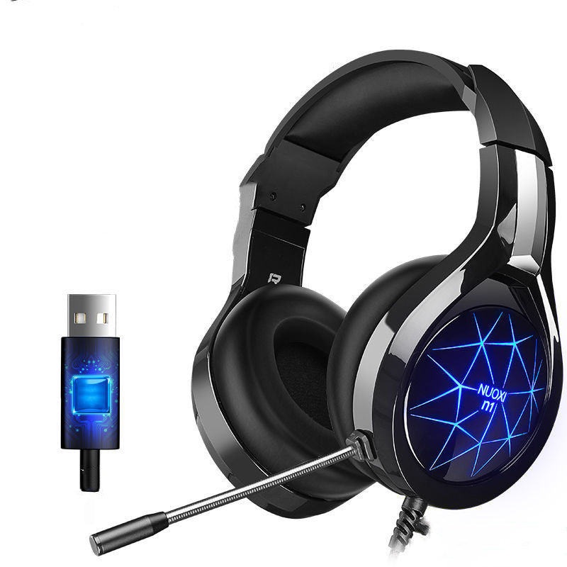 Headphones Wired Gaming Headset Music Earphones