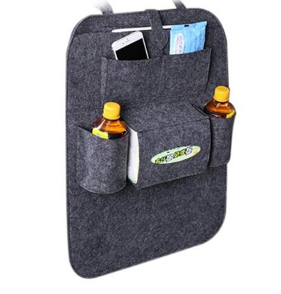 Multi-Purpose Seat Bag Organizer Tray for Car Seat Foldable Table for Travel Car Trash Can Storage Box Car Supplies Auto Accessories for Cars