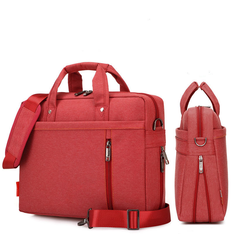 Waterproof Oxford Cloth Laptop Bag Computer Tablet Case Laptop Sleeve Bag Business Bag for Computer Over the Shoulder Bag for Travel Fashion Professional Backpack College High School Student Book Bag