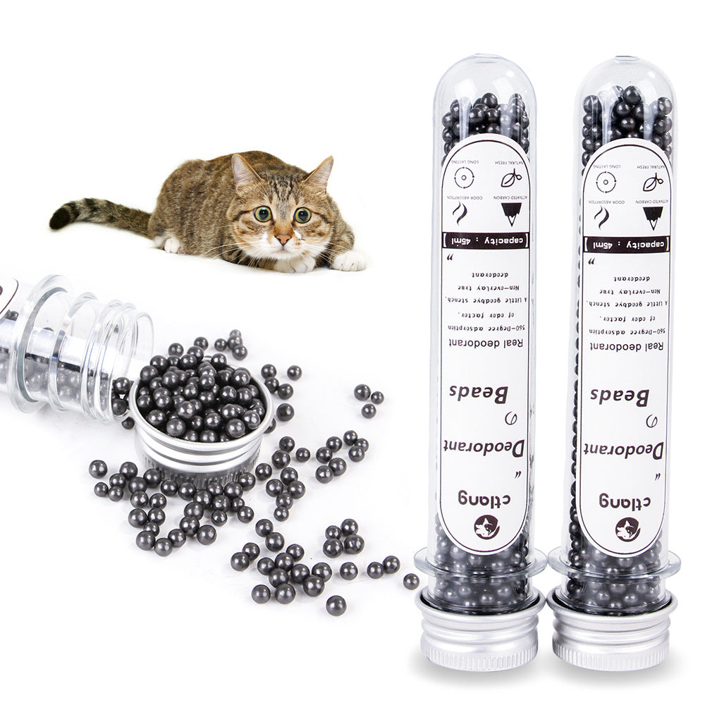 Pet Cat Litter Deodorizing Powder Smell Remover for Litter Box Cat Toilet Bamboo Charcoal Activated Carbon Box Pet Odor Neutralizer Pet Supplies for Cat Waste Bin Pet Products for Fur Babies, Animals