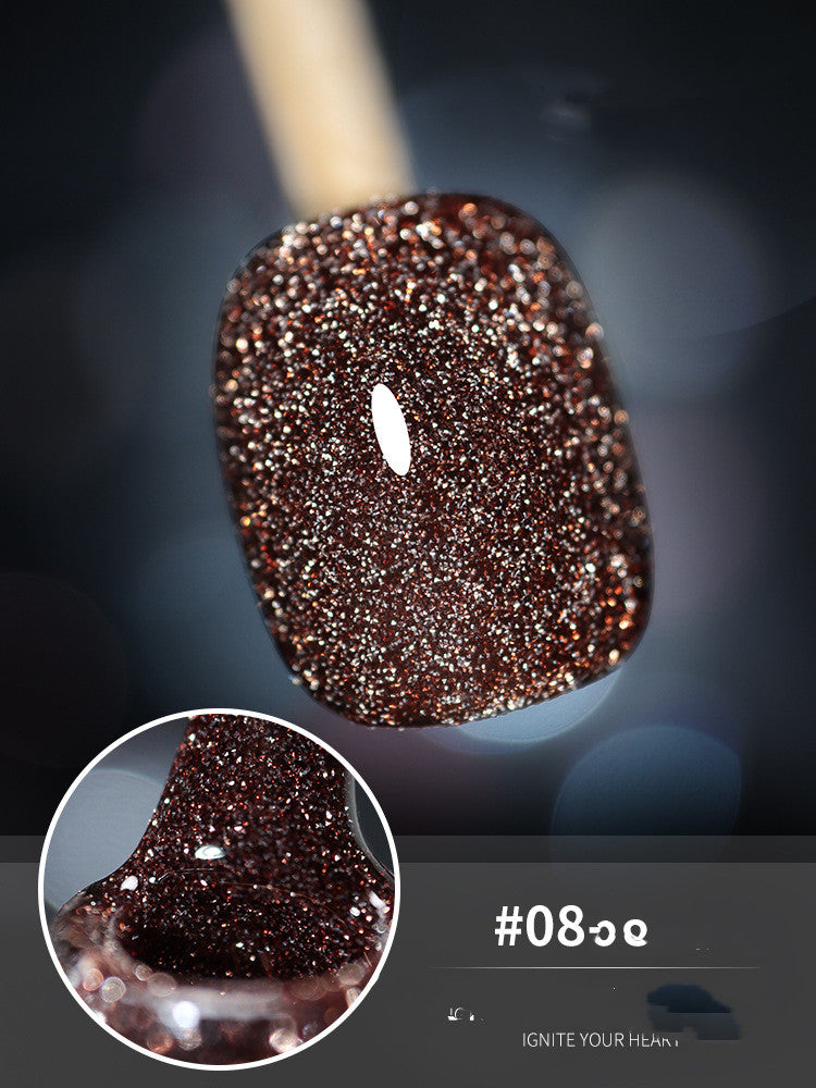 10mL Glitter Nail Gel Polish Primer UV Nail Gel Varnish