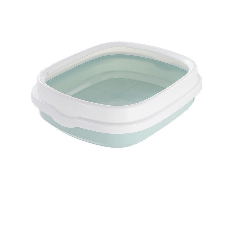 Large Cat Litter Box Detachable Anti Splashing Cat Toilet for Cat Waste Various Colors and Sizes Pet Supplies for Cat Waste Bin Pet Products for Fur Babies, Animals
