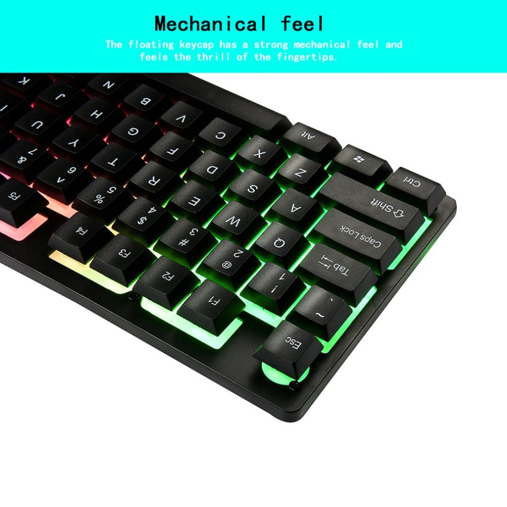 Illuminated Gaming Keyboard Y604 Gaming Keyboard Computer Keyboard Keypad