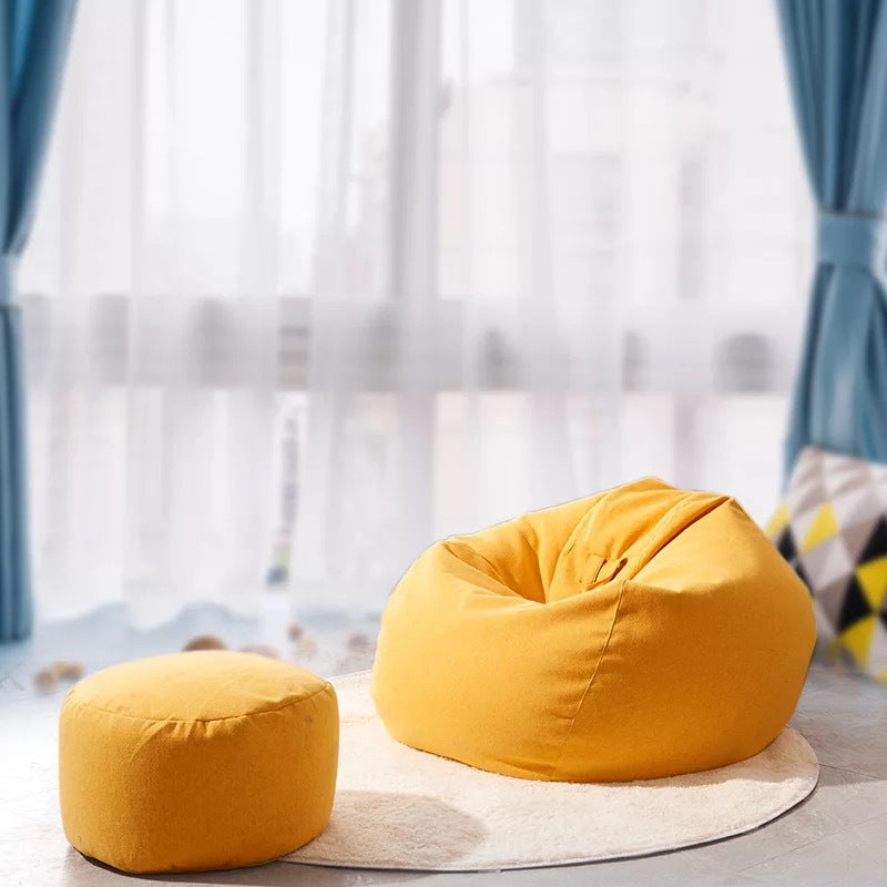 Lazy Sofa Bean Bag Chair Cover for Bean Bags Bedspread for Chairs Furniture