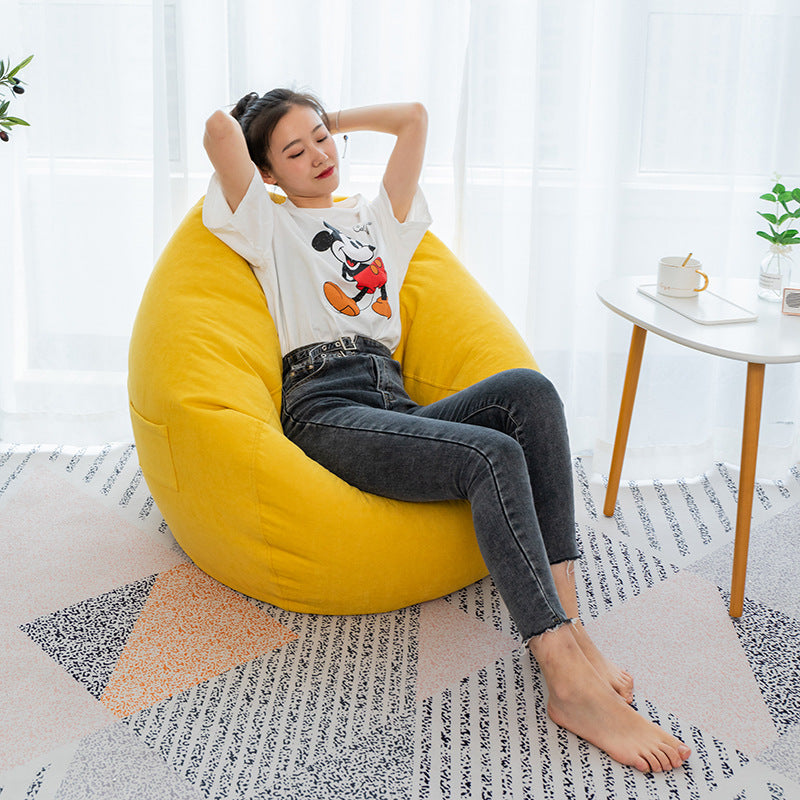 Lazy Sofa Bean Bag Chair Cover for Bean Bags Bedspread for Chairs Furniture