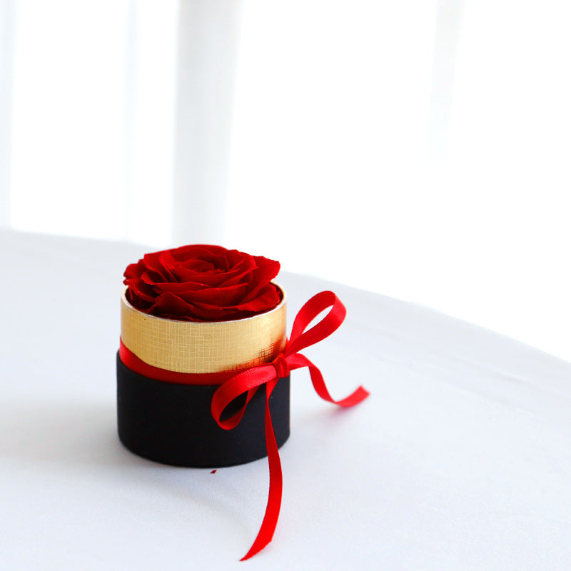 Eternal Roses In Box Preserved Real Rose Flowers With Box Set Christmas Gift Romantic Artificial Flowers