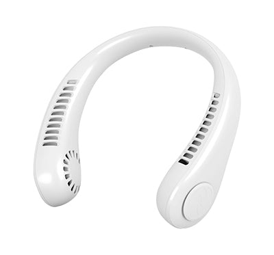 Hanging Neck Fan Portable Cooling Fan USB Leafless 360 Degree Neckband Fans 78 Surround Air Outlets 4000Mah Rechargeable