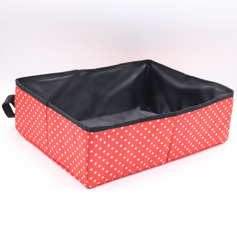 Portable Foldable Litter Box When Going Out Mobile Waterproof Cat Toilet Various Colors Pet Supplies for Cat Waste Bin Pet Products for Fur Babies, Animals