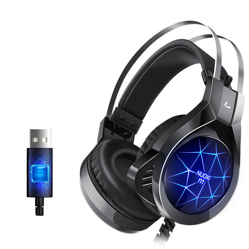 Headphones Wired Gaming Headset Music Earphones