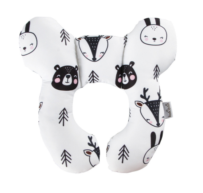Infant Pillow Baby Bed U-Shaped Safety Seat Neck Guard Fixed Stereotyped Stroller Pillow