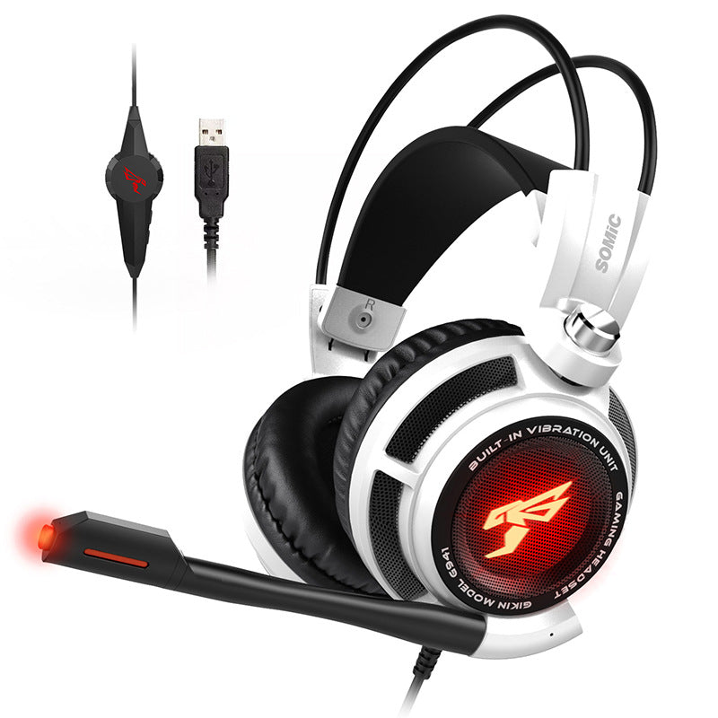 Over-Ear Gaming Headphones Gaming Headset with Microphone
