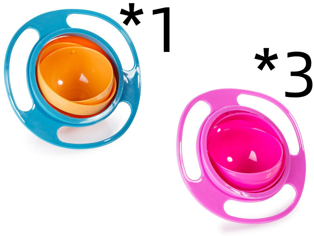 360 Rotate Universal Spill-proof Bowl Dishes for Babies, Toddlers, Kids