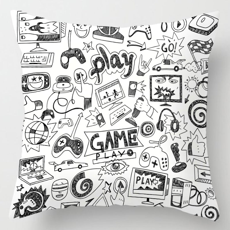 Gaming Fan Pillow Case Keyboard Grip Pillowcase for Adults, Young Adults, Kids, Children