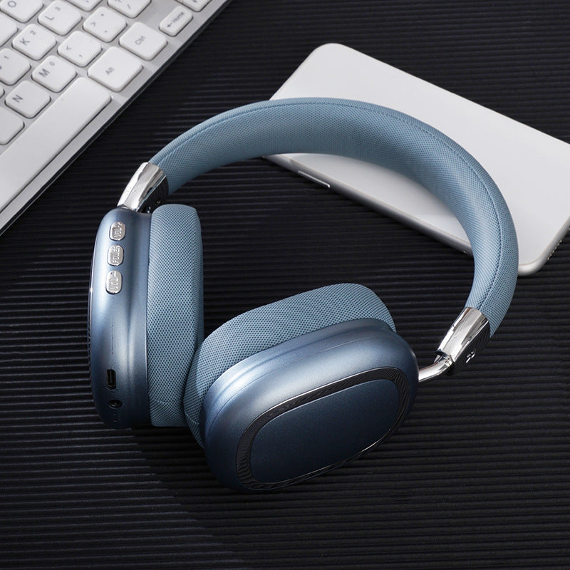 Bluetooth Over-Ear Headphones Music Subwoofer Wireless Gaming Headset Earphones
