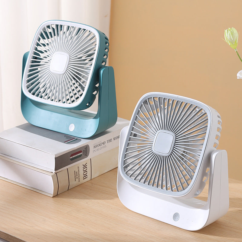 USB Charging Silent Large Wind Portable Small Fan Plastic Fans