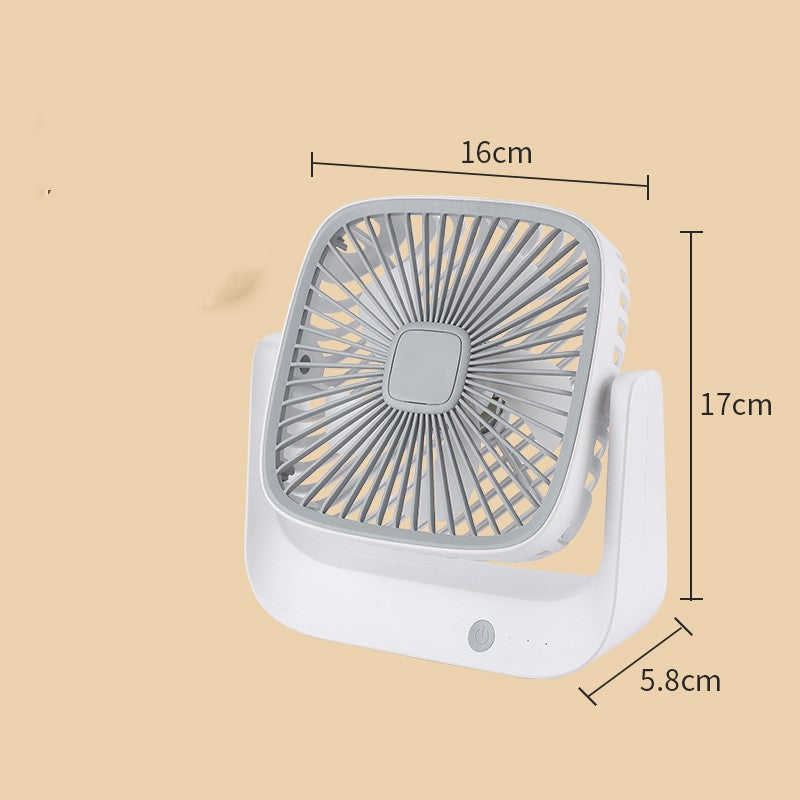 USB Charging Silent Large Wind Portable Small Fan Plastic Fans