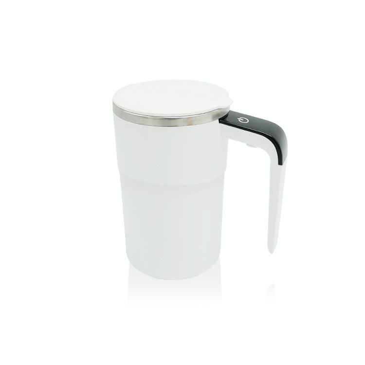 Electric Coffee Mug USB Rechargeable Automatic Magnetic Cup IP67 Waterproof Food Safe Stainless Steel for Juice Tea Milkshake Kitchen Gadgets 13 Oz 380 ML