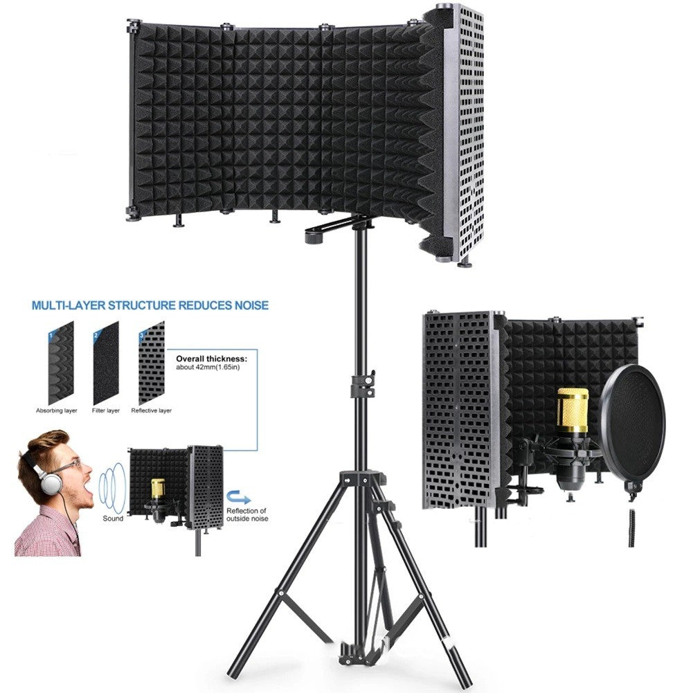 Acoustic Filter Microphone Enclosure Music Recording Equipment Studio Production Engineering