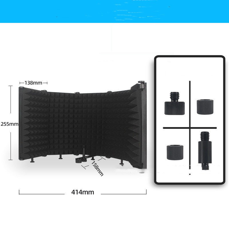 Acoustic Filter Microphone Enclosure Music Recording Equipment Studio Production Engineering