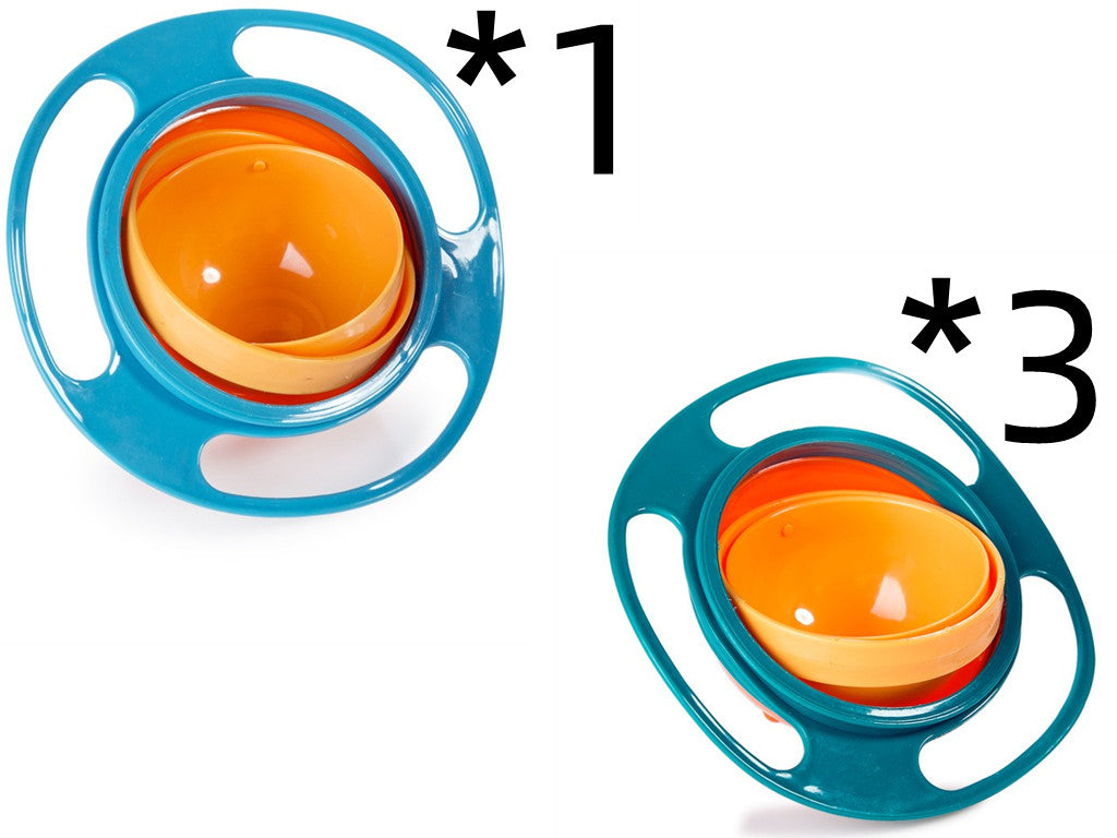 360 Rotate Universal Spill-proof Bowl Dishes for Babies, Toddlers, Kids