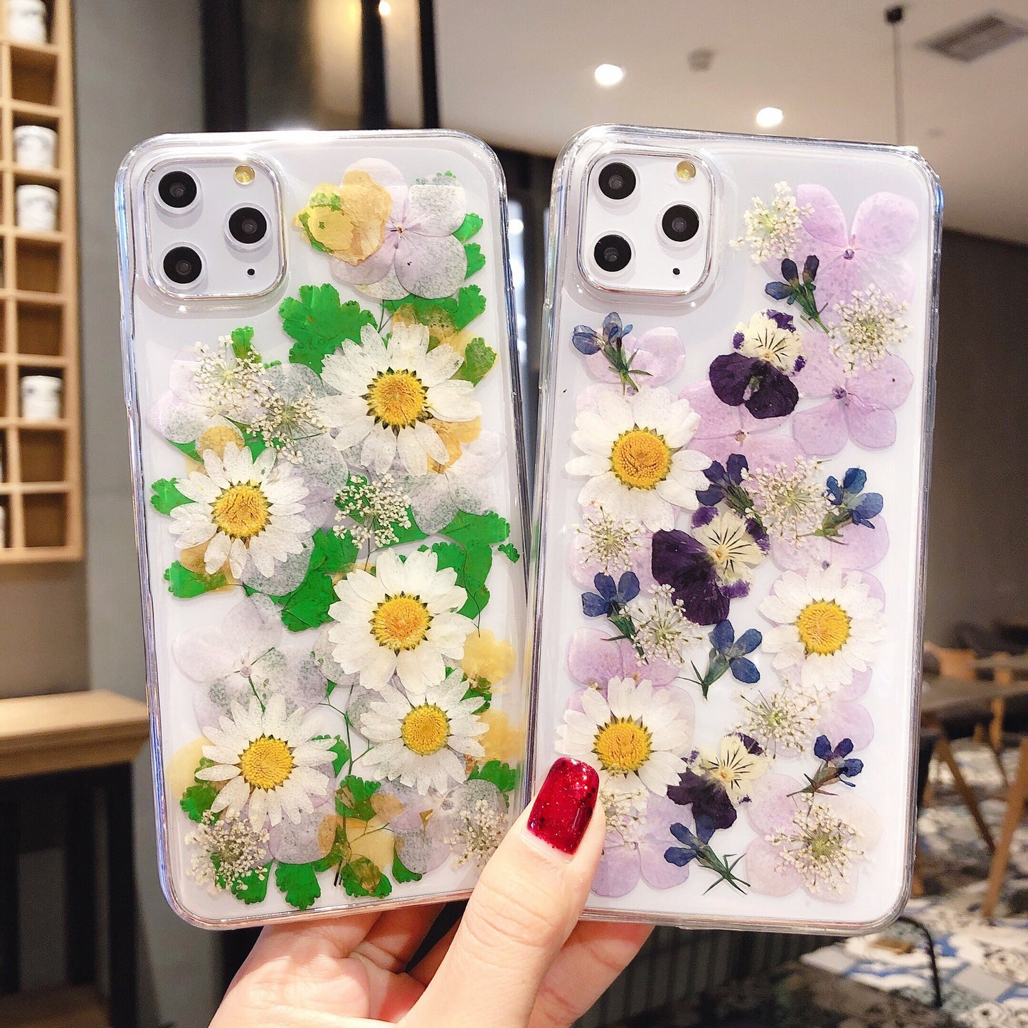 Preserved Flower Epoxy iPhone Cases Sunflower Flower Plant Phone Case