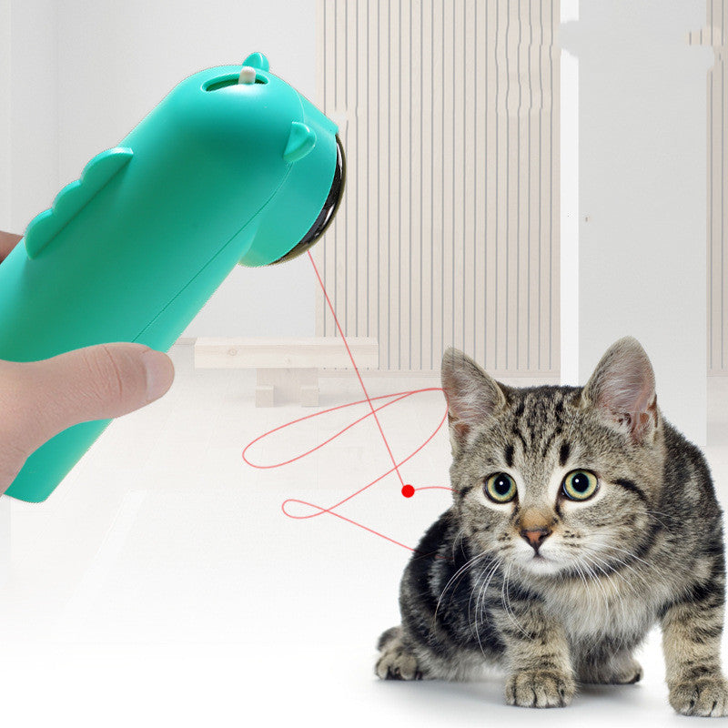 Automatic Laser Cat Toy Dog Toy LED Red Light Scheduled Boot Version Non Scheduled Boot Version Pole Toy Laser Toy for Kitten Puppy Animals Cats Kittens Dogs Puppies Fur Babies Pets Fur Baby
