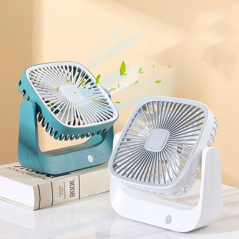 USB Charging Silent Large Wind Portable Small Fan Plastic Fans