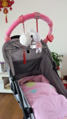 Baby Stroller Clip Car Seat Clip Hanging Plush Pendant Baby Shower Gift Baby Registry Gift