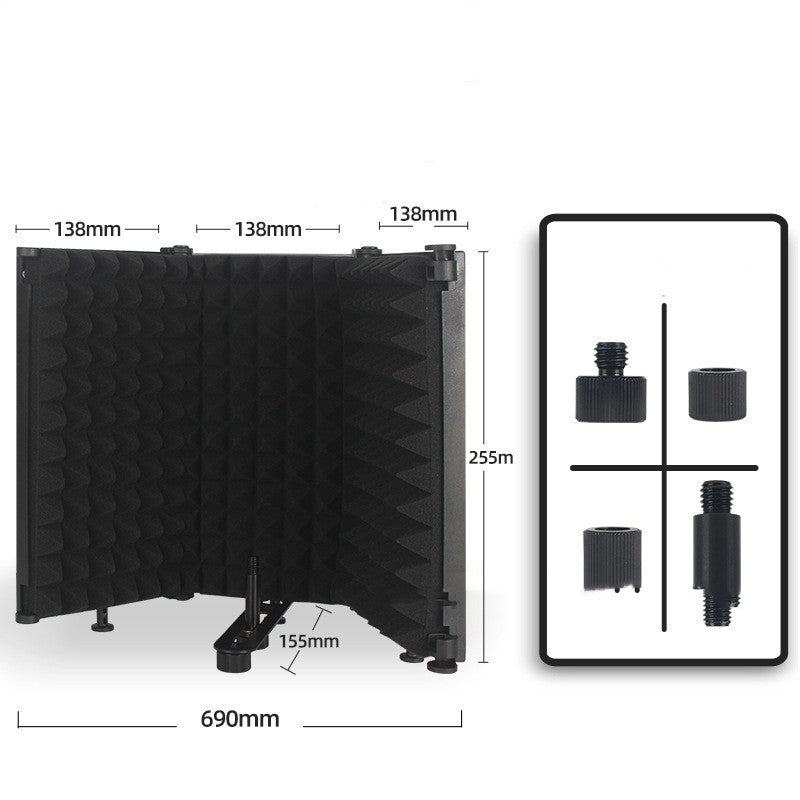 Acoustic Filter Microphone Enclosure Music Recording Equipment Studio Production Engineering