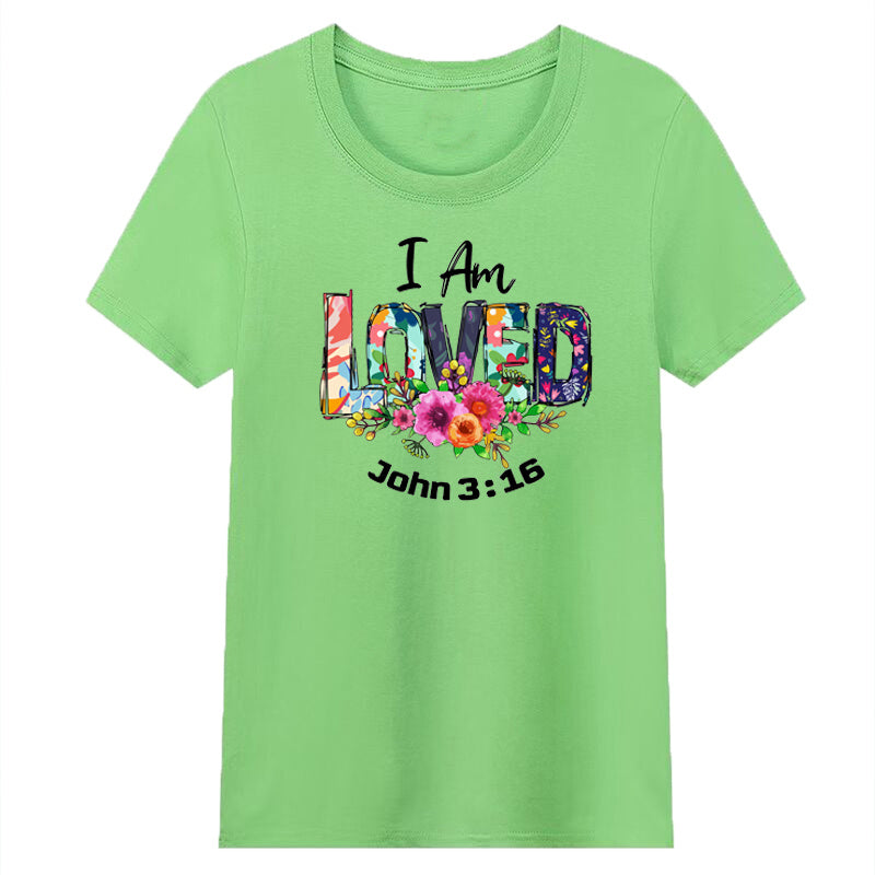 Women’s Bible Religious Tee Christian Faith T-Shirt Religion Clothes