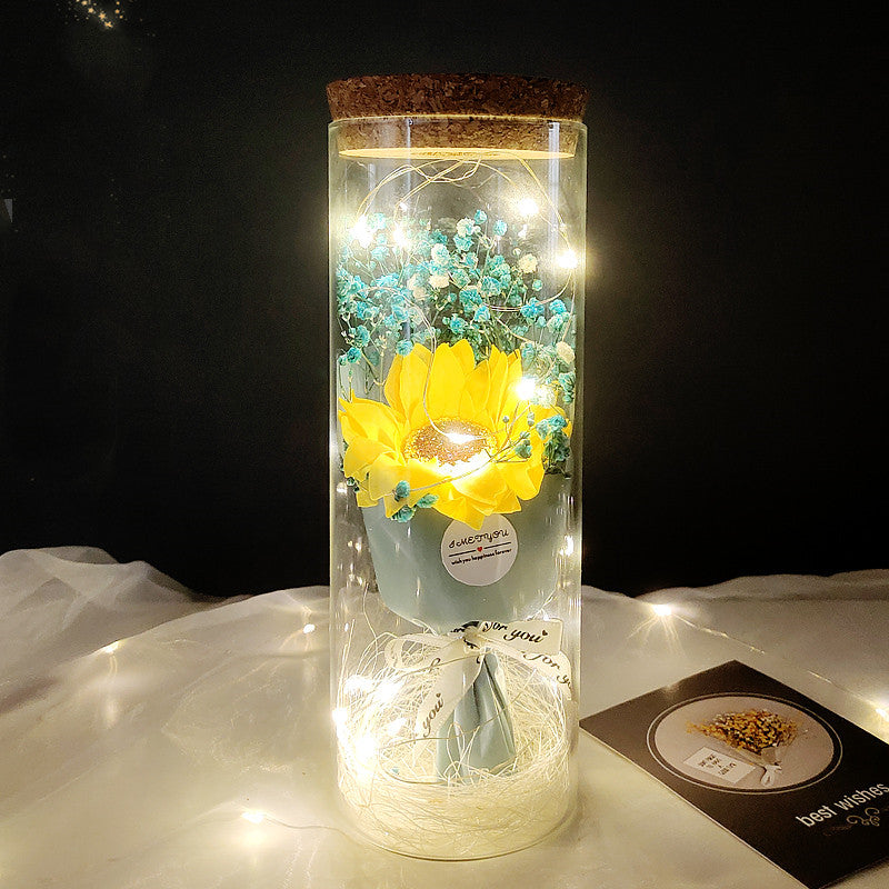 Sunflower Gypsophila Bouquet