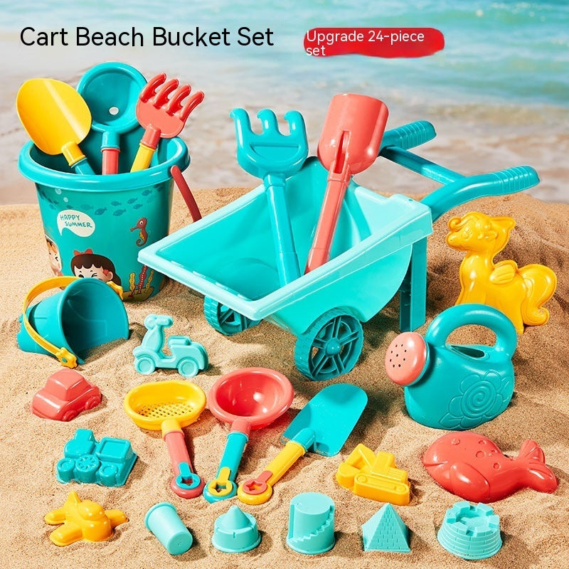 Beach Toy Suit Barrels Of Seaside Water Playing Tools