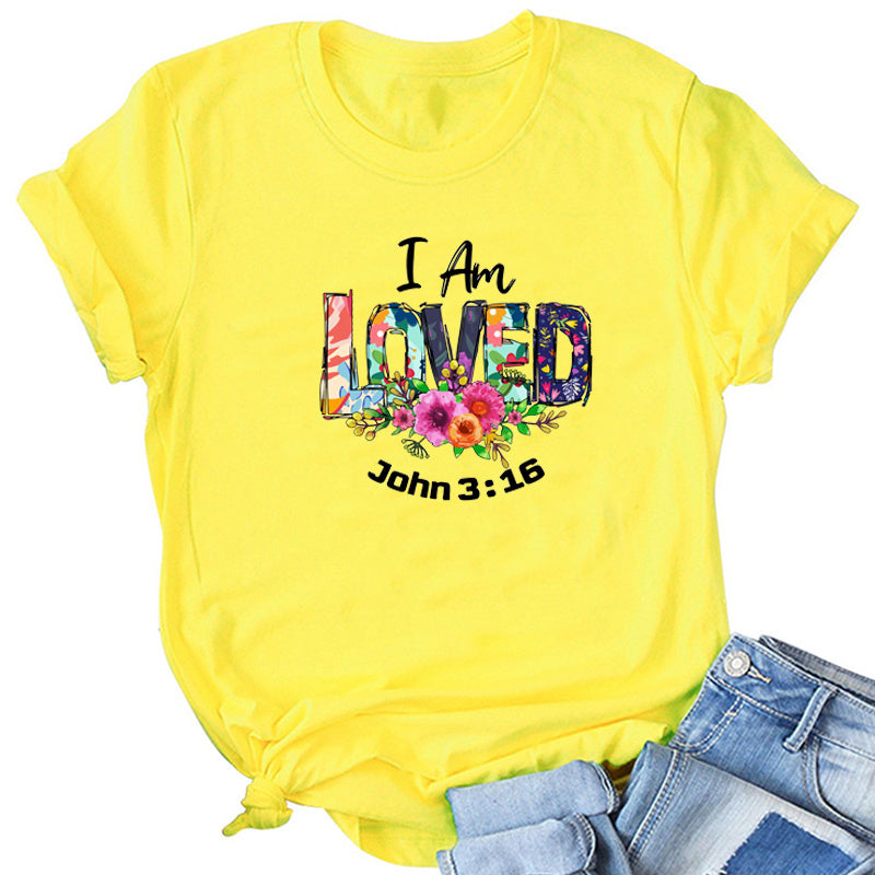 Women’s Bible Religious Tee Christian Faith T-Shirt Religion Clothes