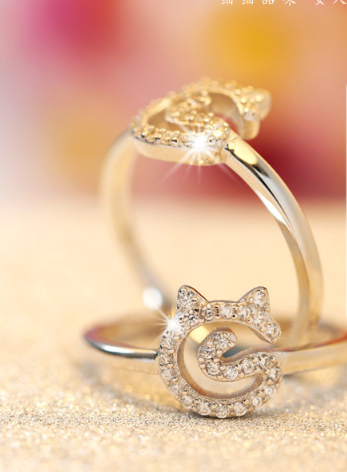 .925 Sterling Silver Cute Cat Necklace Cat Earrings Gift Women's Earrings Korean Fashion Jewelry for Women and Girls S925 Sterling Silver
