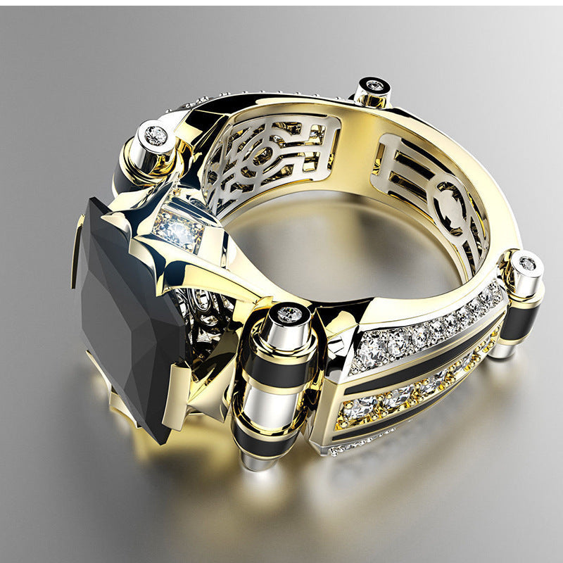Diamond domineering ring