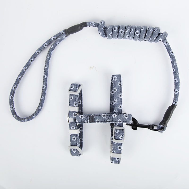 Walking the cat rope pet chest strap