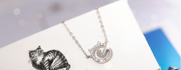 .925 Sterling Silver Cute Cat Necklace Cat Earrings Gift Women's Earrings Korean Fashion Jewelry for Women and Girls S925 Sterling Silver