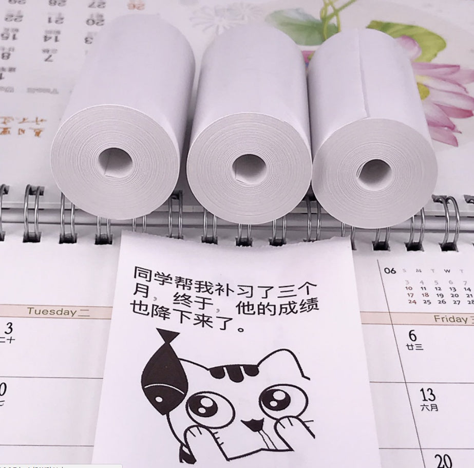 Per Page Mini Wireless Portable Thermal Printer Paper