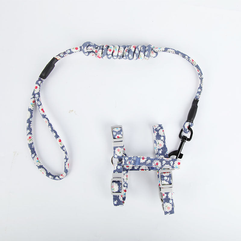 Walking the cat rope pet chest strap