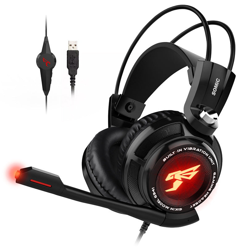 Over-Ear Gaming Headphones Gaming Headset with Microphone