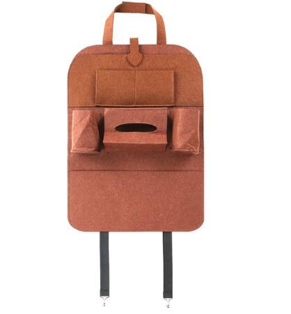 Multi-Purpose Seat Bag Organizer Tray for Car Seat Foldable Table for Travel Car Trash Can Storage Box Car Supplies Auto Accessories for Cars