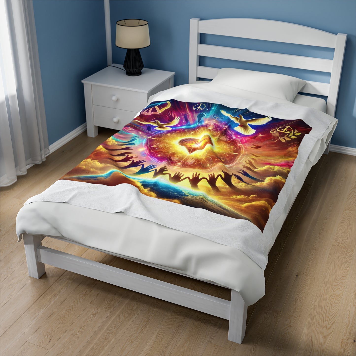 Beyond Limitless Velveteen Plush Blanket
