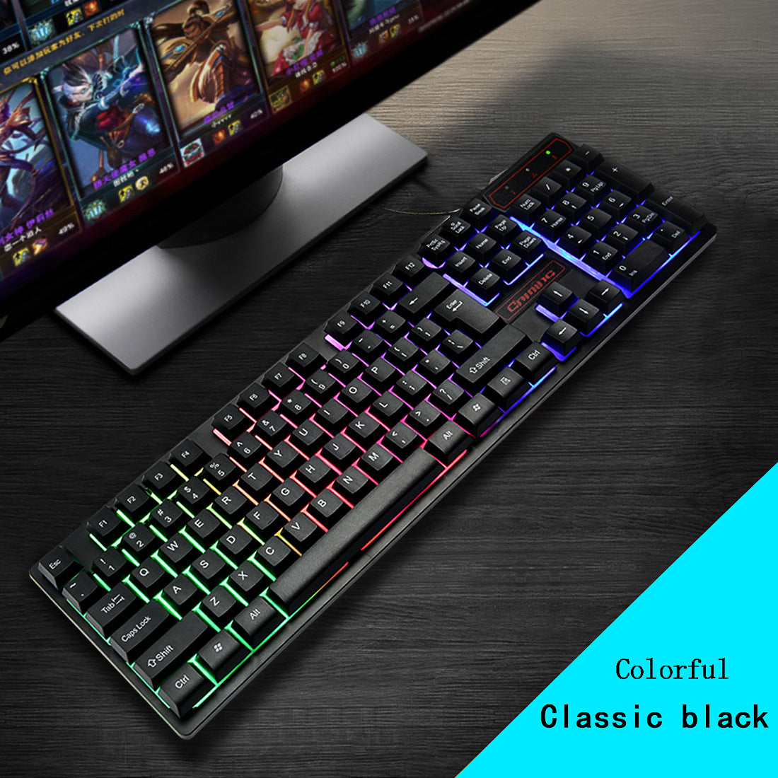 Illuminated Gaming Keyboard  Y604 Gaming Keyboard Computer Keyboard Keypad