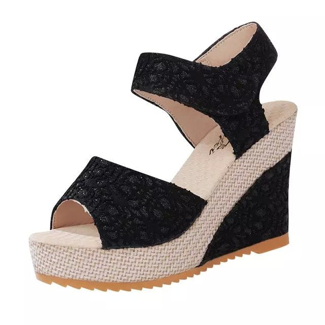 Flat Bottom High Heel Sandals Fashion Shoes for Women