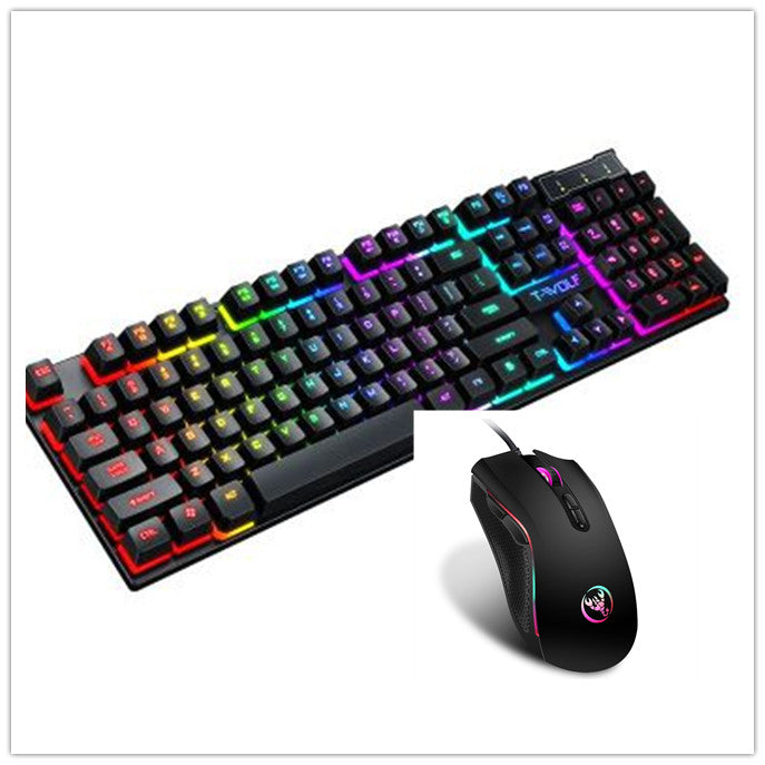 Luminous USB Gaming Keyboard Wired Keyboard Floating Manipulator Musician Keyboard