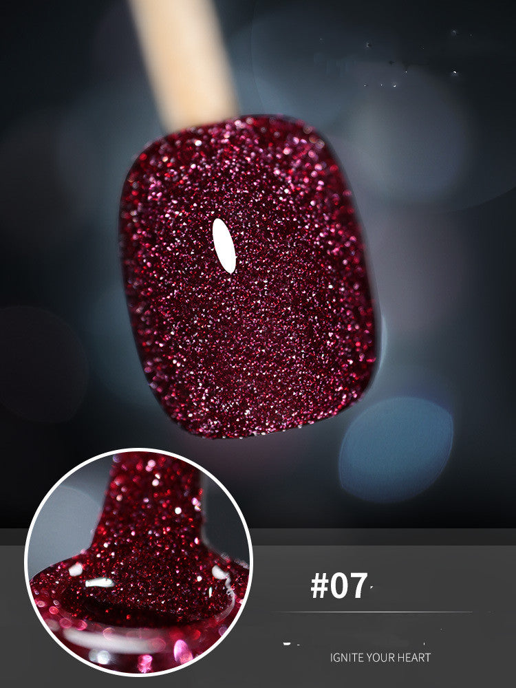 10mL Glitter Nail Gel Polish Primer UV Nail Gel Varnish